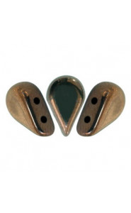 Les perles par Puca® Amos beads Dark Bronze 23980-14415